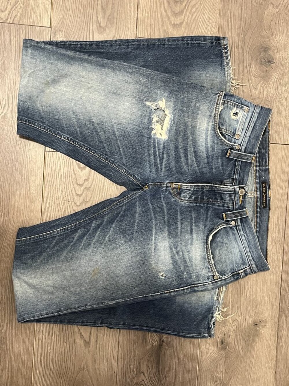 Nudie Jeans Co Men Big Bengt Dirt Second Hand W29 L34 - Picture 4 of 4